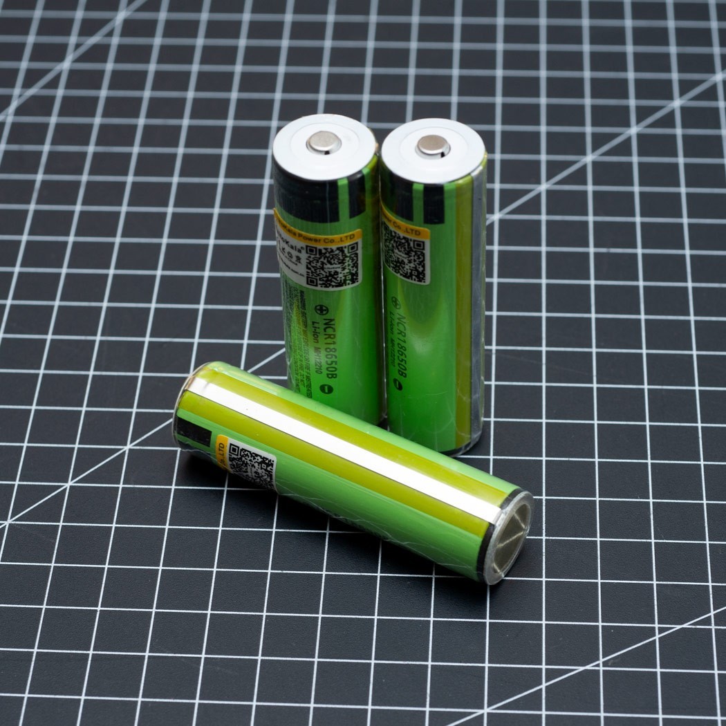 Lot de 3 batteries 18650 pour détecteur d'impact modulaire